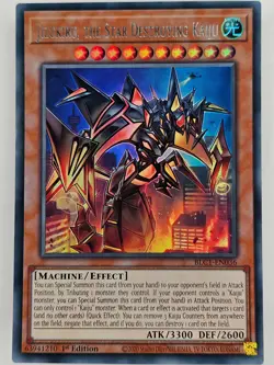 Yu Gi Oh - BLC1-EN036 Jizukiru, The Star Destroying Kaiju - Silver Ultra Rare - Image 1
