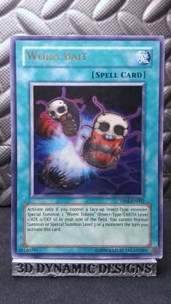 | Yugioh Worm Bait TF04-EN002 Ultra Rare Promo NM/LP 🔥 | - Image 1