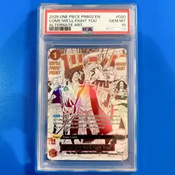 PSA 10 💎 Come On! We'll Fight You! - One Piece PRB02 OP09-020 Alt Art - ENGLISH - Image 1