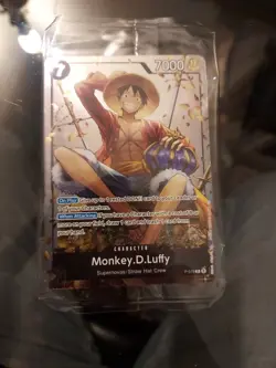 P-075 Monkey.D.Luffy Promo Card TS-02 Tin Set 02 ENGLISH SEALED - Image 1