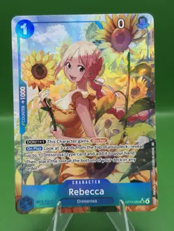 Rebecca (Alt Art) OP15-053 SR Adventure on KAMI's Island ONE PIECE ENGLISH NM - Image 1