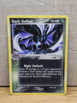 Dark Golbat 34/109 Team Rocket Returns Non-Holo Pokemon Card TCG - Image 1