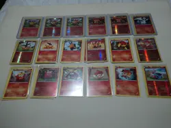 Pokemon Black & White Series Fire Type Card Lot of 46 Cards - Image 1