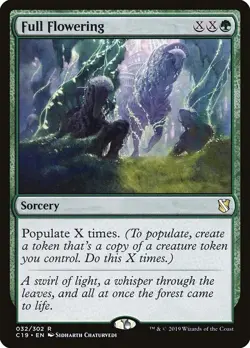 Full Flowering Regular - Commander 2019 MTG-NM - Image 1