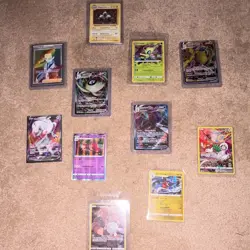 Pokemon TCG 11 Card Lot Celebi VMAX, Regieleki VMAX, Magneton, Garchomp Holo - Image 1