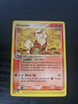 Arcanine EX Sandstorm 15/100 Pokemon Card - Image 1