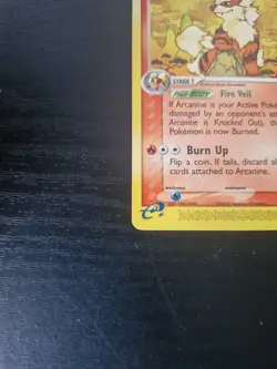 Arcanine EX Sandstorm 15/100 Pokemon Card - Image 5