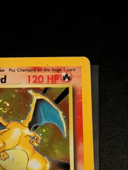 Charizard Base Set 2 Holo Rare Card 4/130 + Swirl! - Image 2