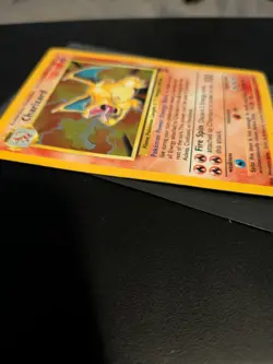 Charizard Base Set 2 Holo Rare Card 4/130 + Swirl! - Image 4