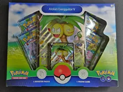 Pokemon Trading Card Game: Pokemon Go Alolan Exeggutor V Box NEW SEALED - Image 1