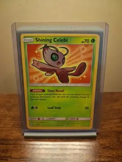 Shining Celebi Promo Holo SM79/SM Sm 2017 ENG Basic Pokemon TCG Card 70 HP - Image 1