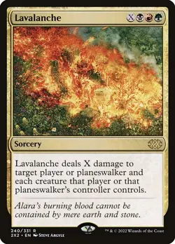 Lavalanche Regular - Double Masters 2022 MTG-NM - Image 1