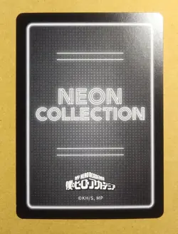 My Hero Academia Katsuki Bakugo Neon Collection Metal Card - Image 2