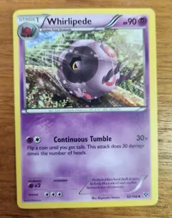 Uncommon Whirlipede Pokemon Card, XY Set 52/146 - Image 1
