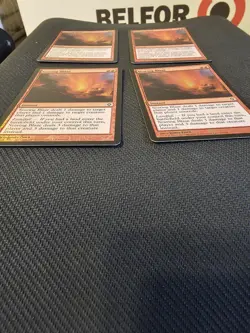 Searing Blaze FOIL X4 NM Worldwake MTG Magic the gathering - Image 2