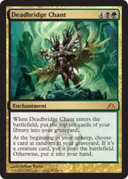 1x Deadbridge Chant Moderate Play MTG Magic - Kid Icarus - - Image 1