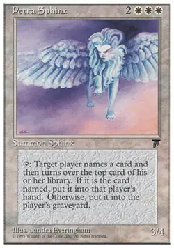 1 x Petra Sphinx - Chronicles - Light Play - MTG - Image 1