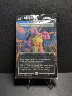 Magic the Gathering PSA Magazine Promo Swords to Plowshares Thanos Sealed - Image 1