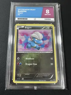 Pokemon TCG Bagon Dragon Vault #6 Holo Ace 8 - Image 1