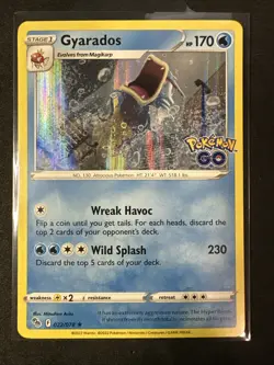 Gyarados - 022/078 - Holo Rare Pokemon GO Pokemon TCG NM - Image 1