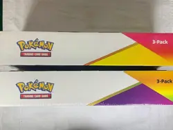 Sealed Costco Pokemon Eevee 3 Pack Treasure Chest Tin Pokeballs Booster Packs x2 - Image 4