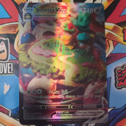 The Pokemon Company Pokemon TCG Snorlax VMAX 142/202 Swsh01 Holo Ultra Rare 340 - Image 1