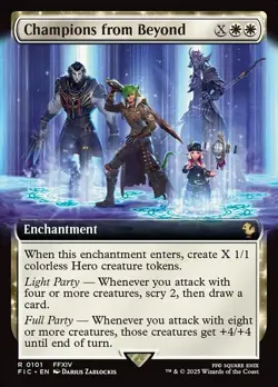 Champions from Beyond Extended Art Regular - Final Fantasy Commander MTG-NM - Image 1