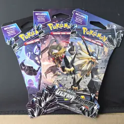 Sleeved Booster Packs: Ultra Prism Pokemon Sun and Moon - One (1) Random Pack - Image 1