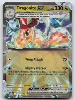 Dragonite ex 159/197 Double Rare Obsidian Flames Pokemon Holo Near Mint - Image 1