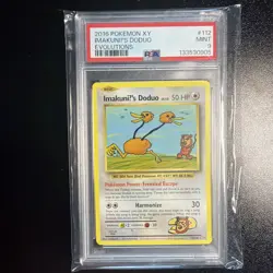 2016 Pokemon XY Evolutions Imakuni's Doduo #112 PSA 9 MINT Secret Rare Retro Art - Image 1