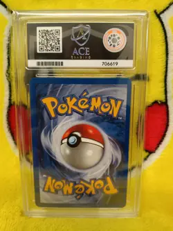 Pokemon Base Set 4th UK Print 1999-2000 Squirtle 63/102 Ace Graded 6 EX-MT - Image 3