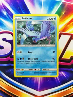 Pokemon Articuno SM144 Black Star Promo – Holo Rare – LP/MP - Image 1
