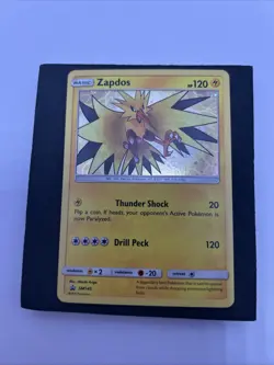 Pokemon TCG. Zapdos SM145 Sun & Moon Black Star Promo LP - Image 3