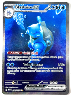 Pokemon TCG Blastoise EX- (MEW) #200/165 Special Illustration Rare - Image 1
