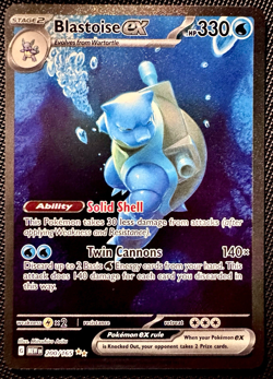 Pokemon TCG Blastoise EX- (MEW) #200/165 Special Illustration Rare - Image 2
