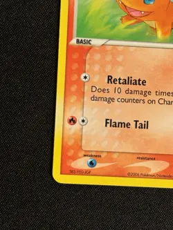 Charmander 48/100 Reverse Holo Stamped Pokemon EX Crystal Guardians LP+ - Image 5
