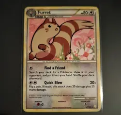 Furret 21/123 Heartgold & Soulsilver Regular Rare Pokemon TCG - Image 1