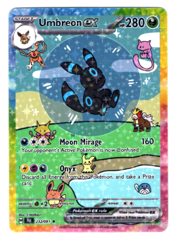 POKEMON - BUBBLE FRIENDS - UMBREON EX * FAN ART * - Image 1