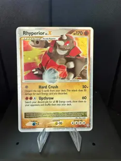 LP Pokemon Rhyperior LV.X Legends Awakened 145/146 - Image 1