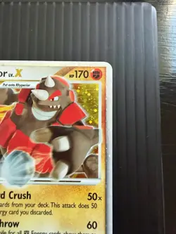 LP Pokemon Rhyperior LV.X Legends Awakened 145/146 - Image 4