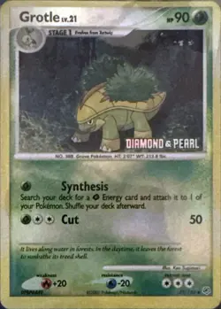 Grotle 049/130 Holo Promo Burger King Promos Pokemon Lightly Played - Image 1