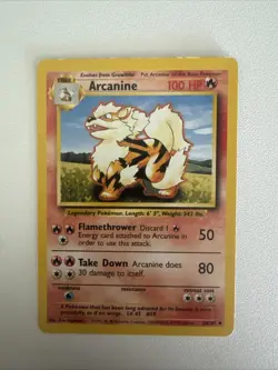Arcanine 23/102 Base Set Pokemon [Lightly Played, LP] - Image 1