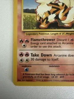 Arcanine 23/102 Base Set Pokemon [Lightly Played, LP] - Image 4