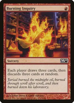 Burning Inquiry Regular - Magic 2010 MTG-LP - Image 1