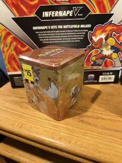 Pokemon TCG Stacking Tins Fighting 3x Booster Packs - Image 2