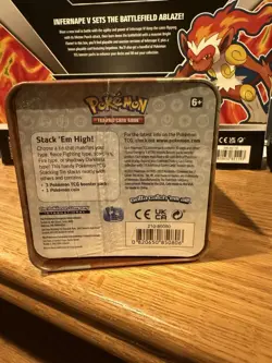 Pokemon TCG Stacking Tins Fighting 3x Booster Packs - Image 3