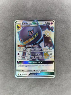 Pokemon TCG Banette GX SV61/SV94 Hidden Fates: Shiny Vault Holo - NM - Image 1