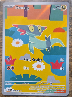 Pokemon Dreepy 247/217 Surging Sparks Hyper Rare Holo Full Art 70 HP English - Image 1