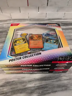 Pokemon Prismatic Evolutions Poster Collection Lot of 3 Sealed TCG - Image 1