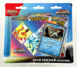 Pokemon TCG Scarlet Violet Prismatic Evolutions Tech Sticker Collection Glaceon - Image 1
